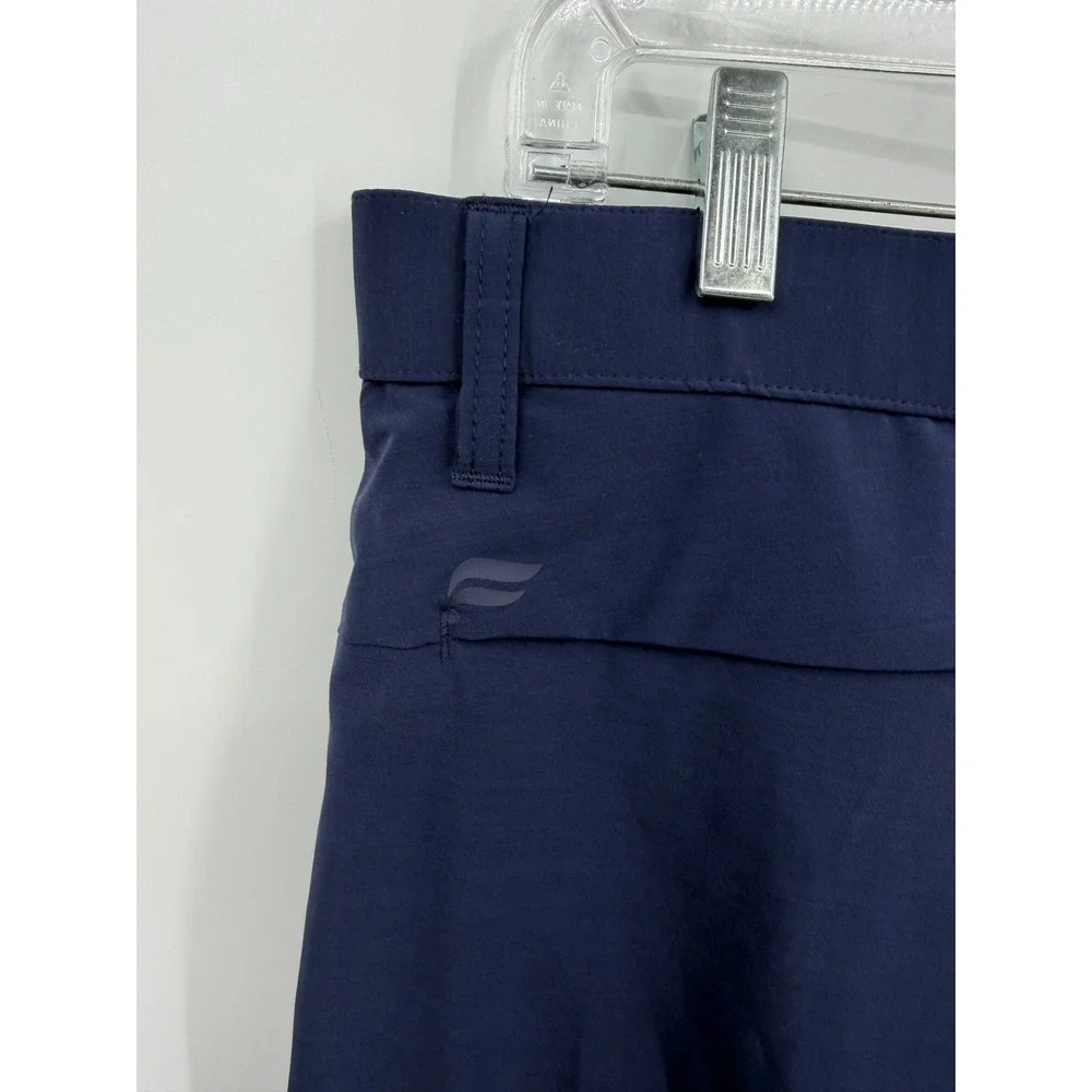 Fabletics The One Pant Trousers Mens Size M Navy Blue Performance Stretch Tech